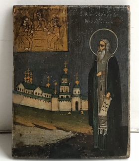 Икона Макарий Калязинский 19 век