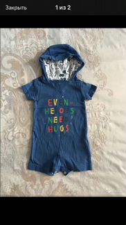 Вещи mothercare (песочник, комплекты и ползунки) н