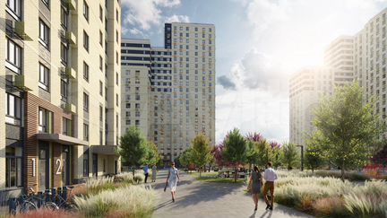 2-к квартира, 49.6 м², 3/22 эт.
