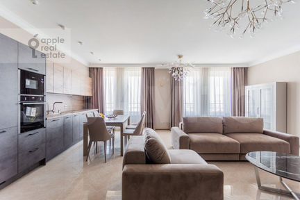 4-к квартира, 132 м², 21/33 эт.