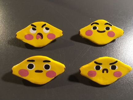 Пины, брошки лимоны ручной работы