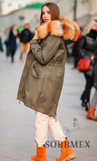 Парка с мехом
