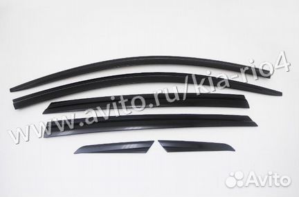 Дефлектора окон из 6 частей Kia Optima 2016-2020