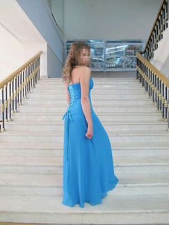 Вечернее платье с корсетом