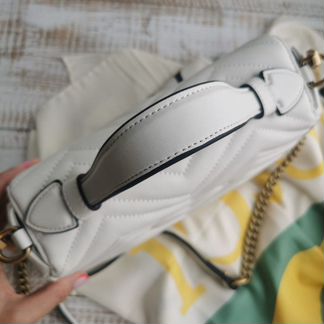Новая сумка кроссбоди Gucci GG Marmont белая