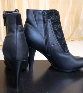 Ботинки демисезонные, кожаные