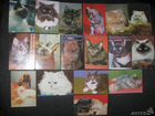 Карманные календарики Кошки 1990-98, 2013 гг объявление продам
