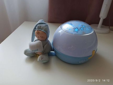 Ночник-проектор Chicco Первые грезы (голубой)