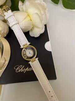 Золотые Chopard Happy Diamonds