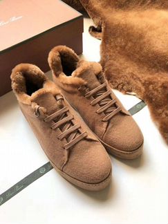 Кеды Loro Piana с мехом