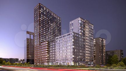 2-к апартаменты, 52.1 м², 1/12 эт.