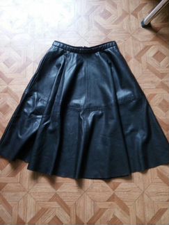 Юбка под кожу zara S-размер