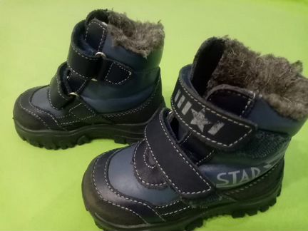 Осенние кожаные ботинки Котофей