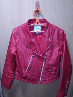 Куртка кожаная 116см