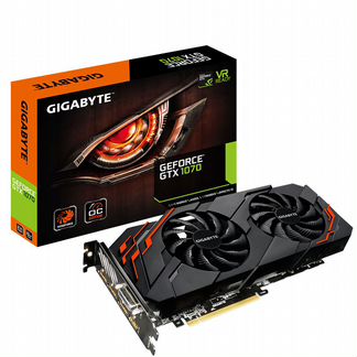 Видеокарта Gigabyte GeForce GTX 1070