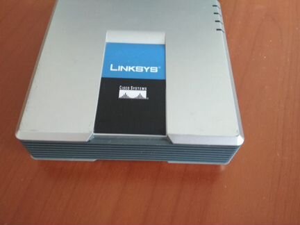 VoIP шлюз linksys pap2t 2 порта