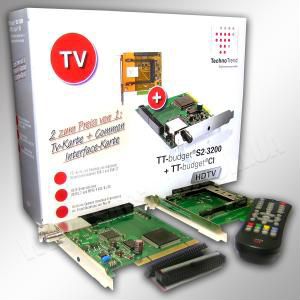 Спутниковый DVB-S/S2 ресивер PCI TT-Budget S2-3200