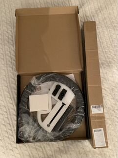 Кольцевая лампа со штативом, диаметр 36 с пультом