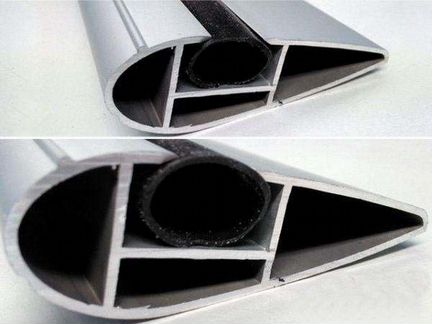 Багажник на штатные рейлинги Opel Zafira 2006-2016