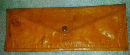 Старая перчаточница чехол для перчаток кошель кожа