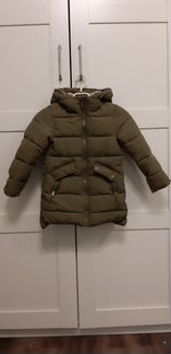 Зимняя куртка Zara р.110 (на 116 подойдет) б/у