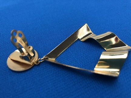 Клипсы винтажные. Чехословакия