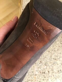 Ботфорты замшевые