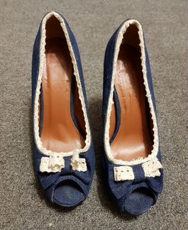 Туфли джинсовые koton 37 р-р