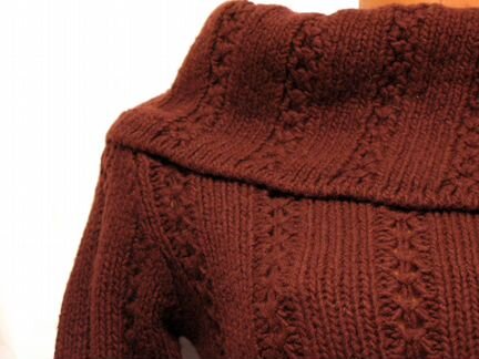 Свитер короткий, шерсть, новый, Италия, AC 239