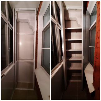 Шкаф на балкон встроенный влагостойкий