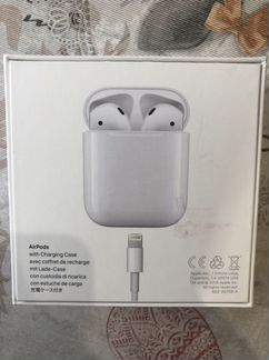 Чехол футляр для Airpods оригинальный