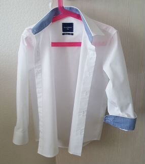 Рубашка школьная детская для мальчика белая