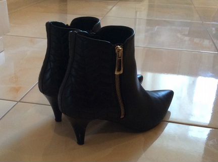 Черные осенние ботинки Hogl кожа натуральная