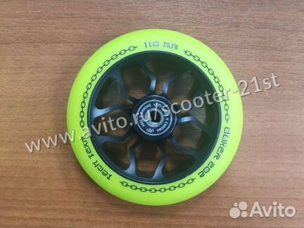 Колесо 110х24мм салатовый