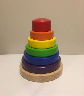 Пирамидка Haba Радужная башня