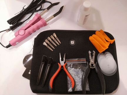 Инструменты для наращивания волос новые