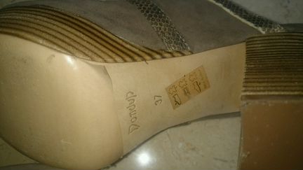 Dondup новые туфли сабо 37, Italy, кожа, замшевая