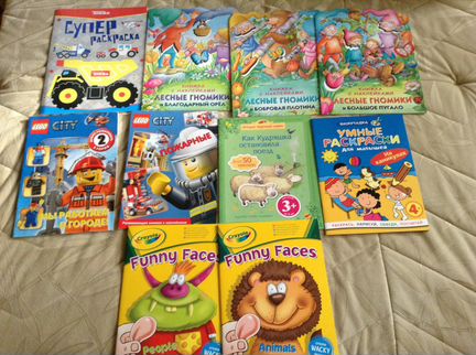 Развивающие книги, книги-игры