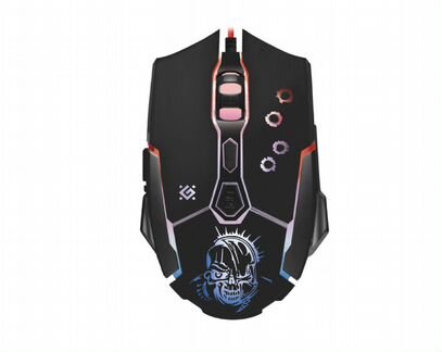 Мышь + коврик проводная defender killer GM-170L