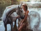Фотосессия с лошадью в воде объявление продам