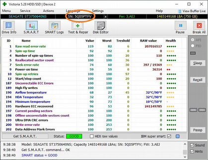 Seagate Barracuda ES 750Gb ST3750640NS