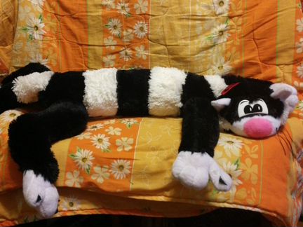 Кот, длинный, мягкая игрушка