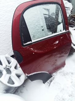 Дверь задняя правая красная для Черри Индис