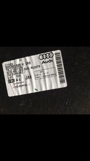 Обшивка багажника Audi A3 8v седан