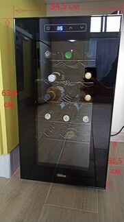 Винный шкаф Qilive новый на 18 бутылок