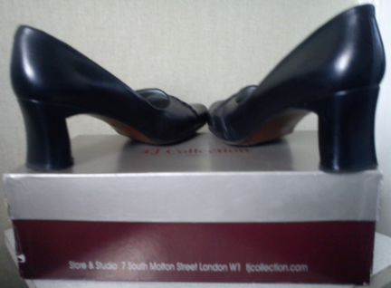 Туфли чёрные кожаные классика р.40