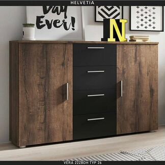 Спальный гарнитур vera Дуб monastery/черный