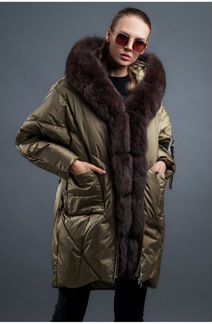Парка Новая с натуральным мехом Писца