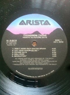 Thompson Twins - Here's to Future Days