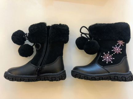 Сапоги зимние для девочки (новые) 23 размер
